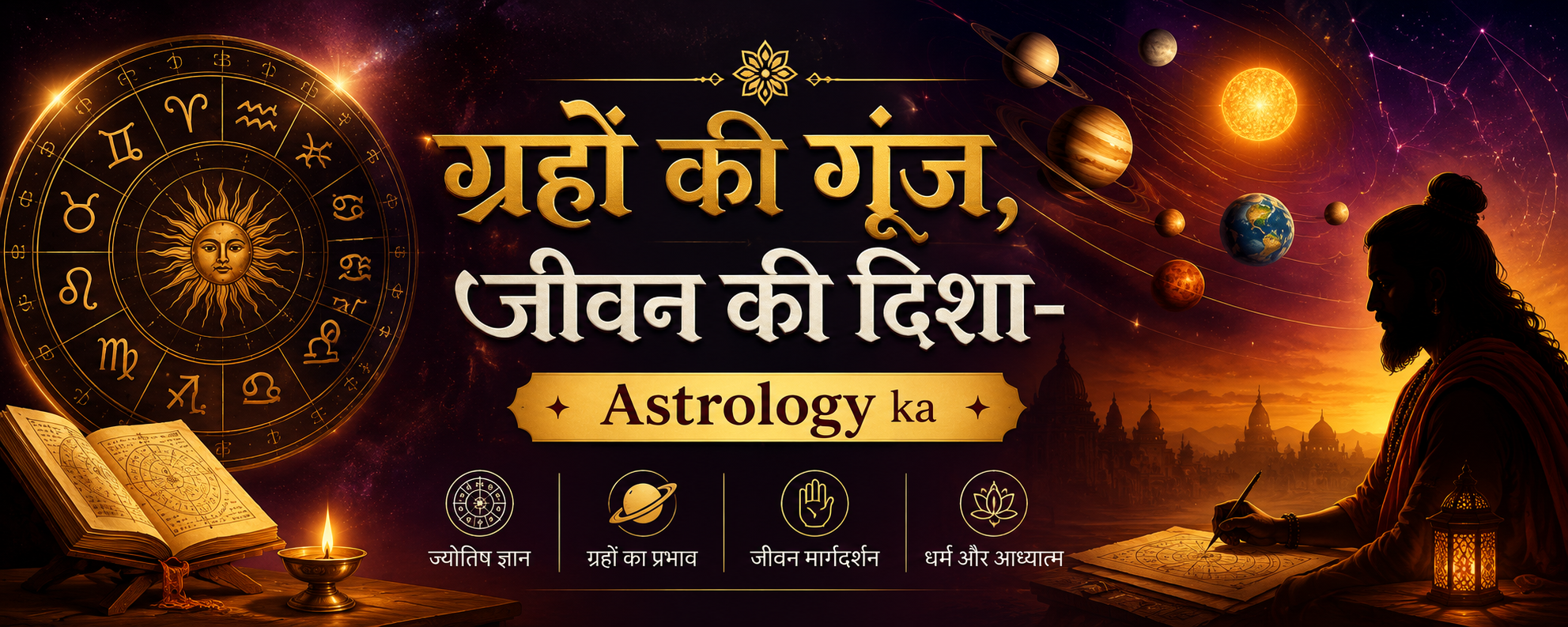 “ग्रहों की गूंज, जीवन की दिशा: आचार्य आदित्य झा”